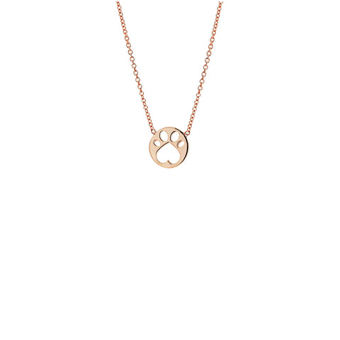 Our Cause for Paws Mini Paw Pendant Necklace