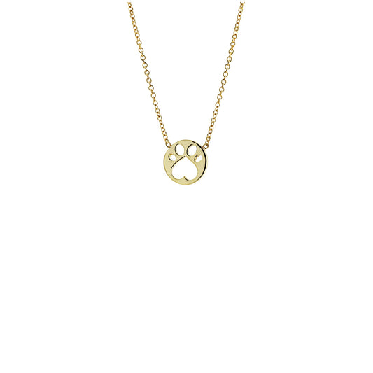 Our Cause for Paws Mini Paw Pendant Necklace