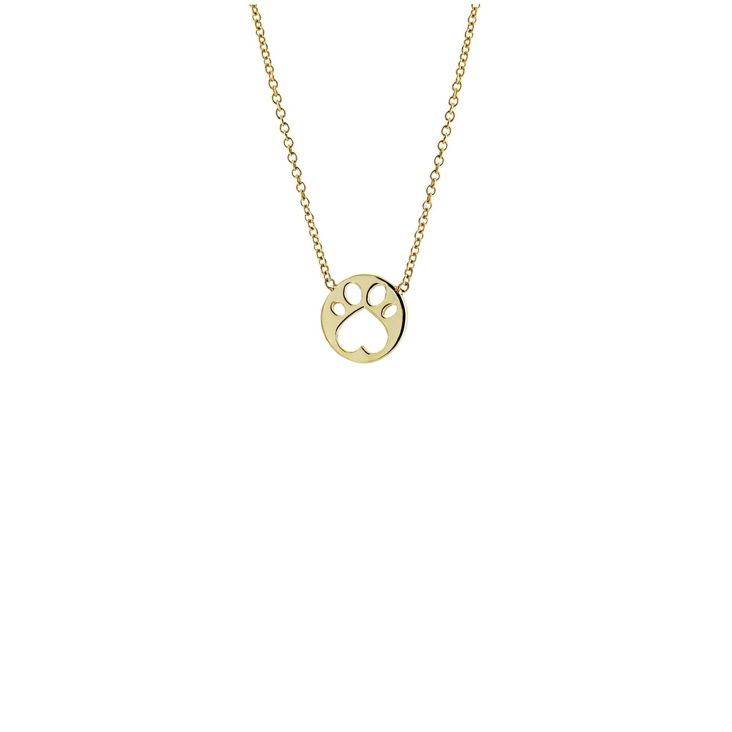 Our Cause for Paws Mini Paw Pendant Necklace