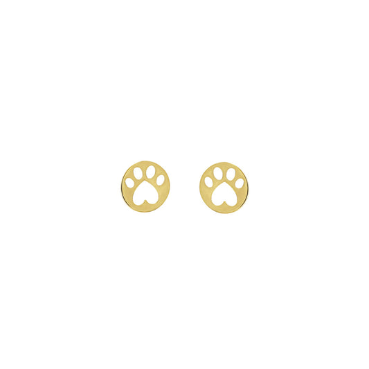 Our Cause for Paws Mini Paw Stud Earrings
