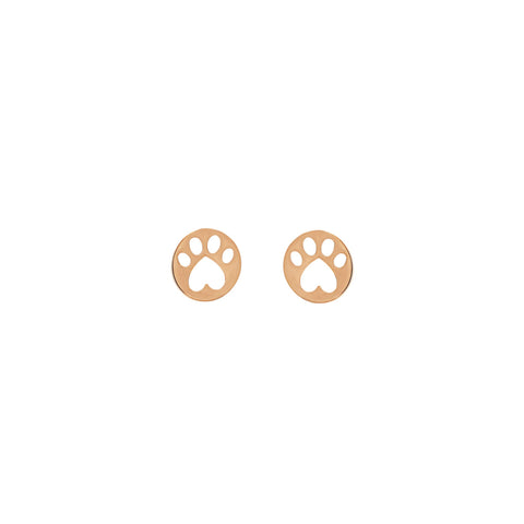Our Cause for Paws Mini Paw Stud Earrings