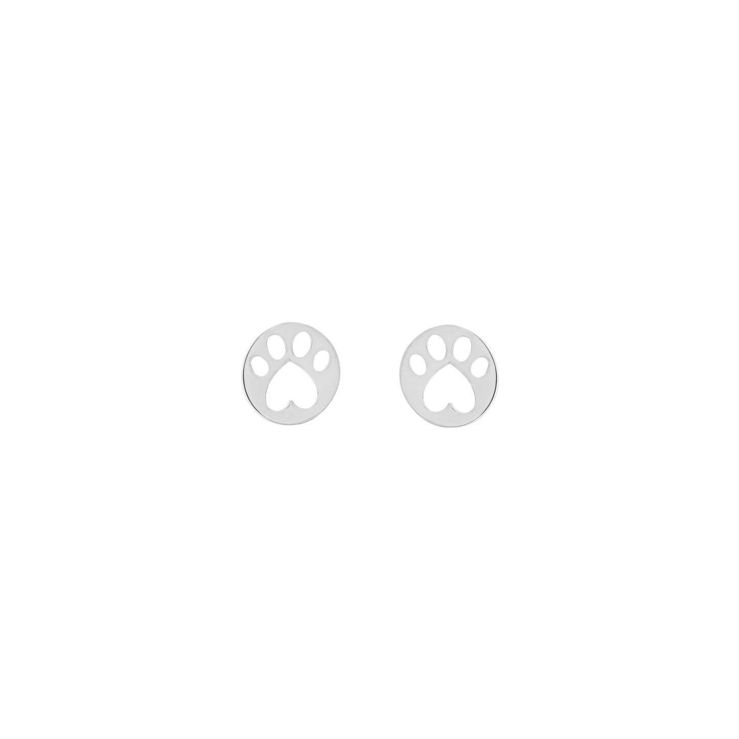 Our Cause for Paws Mini Paw Stud Earrings