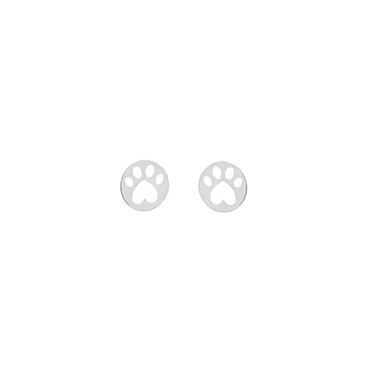 Our Cause for Paws Mini Paw Stud Earrings